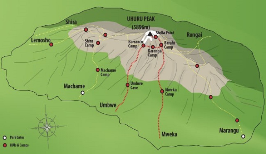 Kilimanjaro Umbwe Route