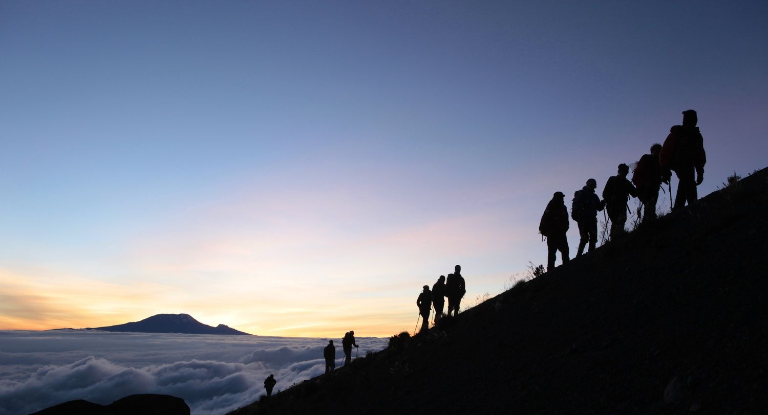 Mount Meru Hiking Team from Afro-Vertex Tours & Safaris